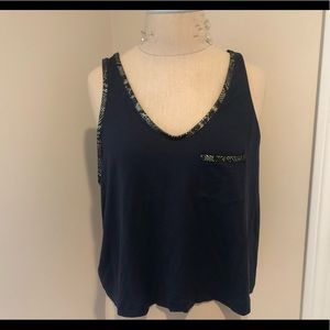 3.1 Phillip Lim Sleeveless Scoopneck Tank Top
